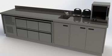 דלפקים מפלדת אל חלד תוצרת נירומטל